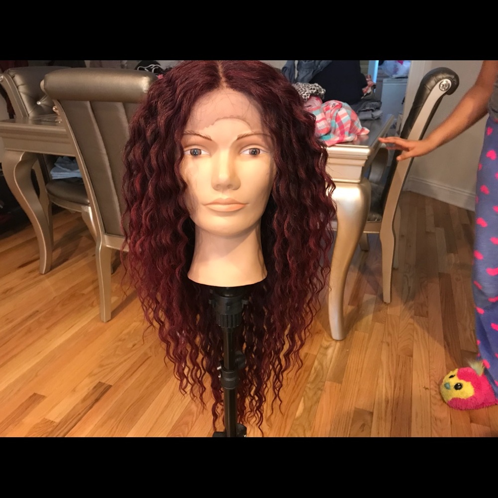 Lace front wig